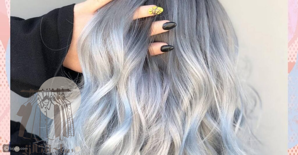 صبغات شعر رمادي قصير