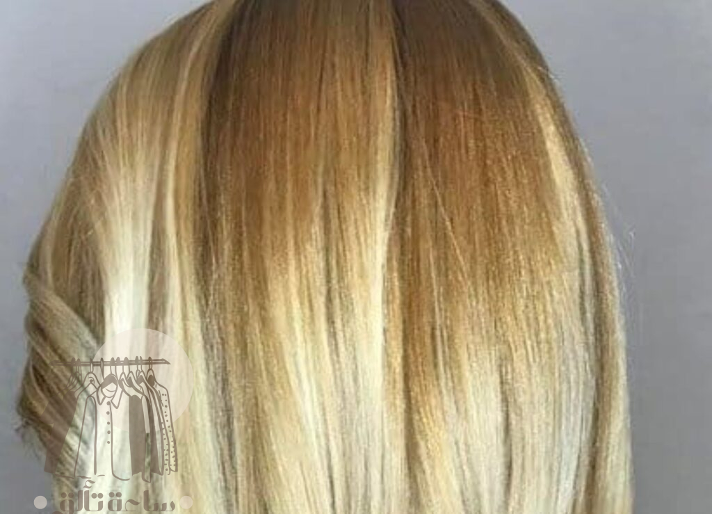 شعر أشقر طبيعي