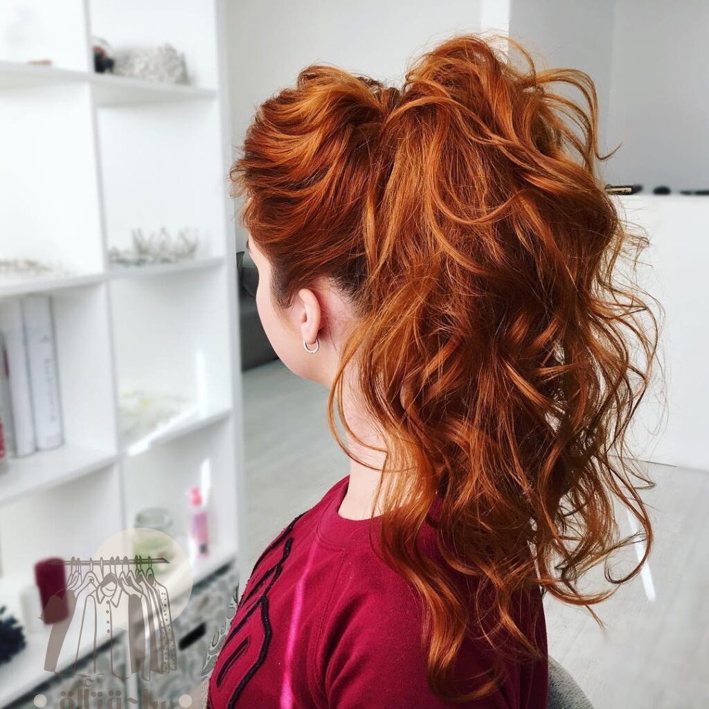 تسريحة ذيل الحصان