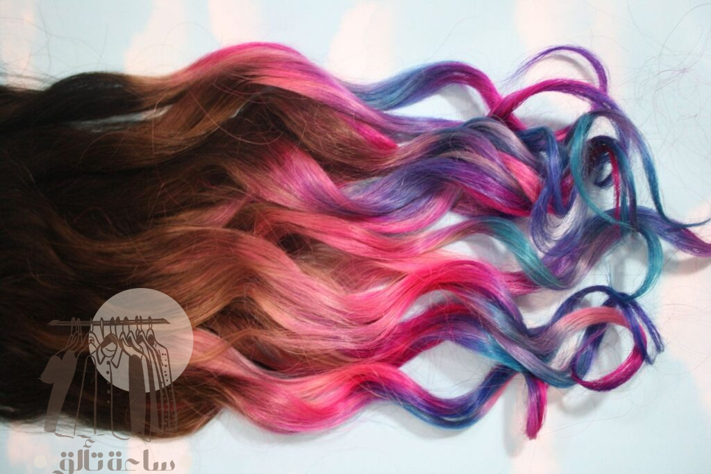 صبغة شعر من تحت
