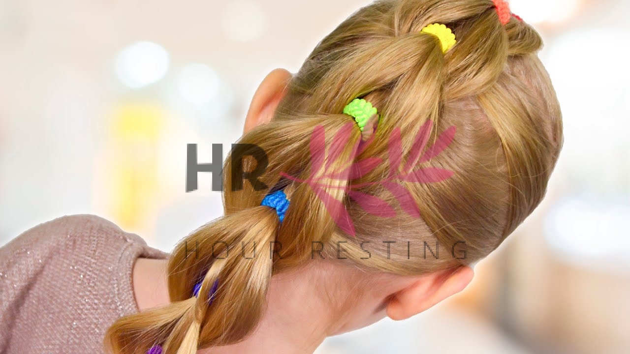 ربطات شعر اطفال مطاط
