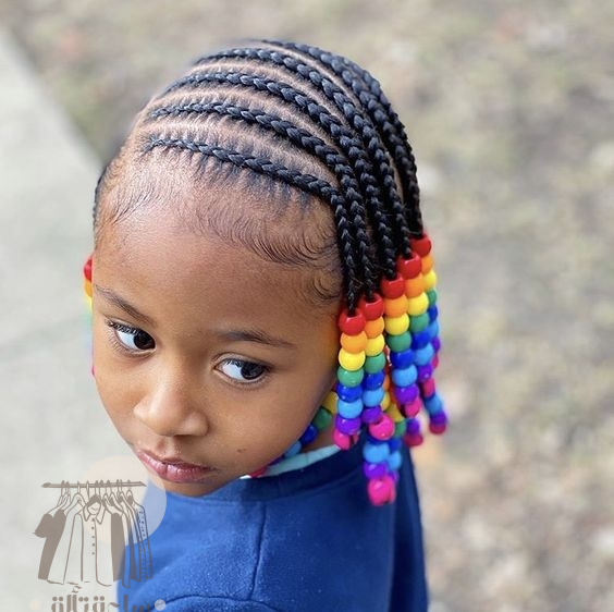 ضفائر شعر افريقيه للاطفال