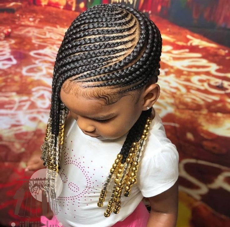 ضفائر شعر افريقيه للاطفال