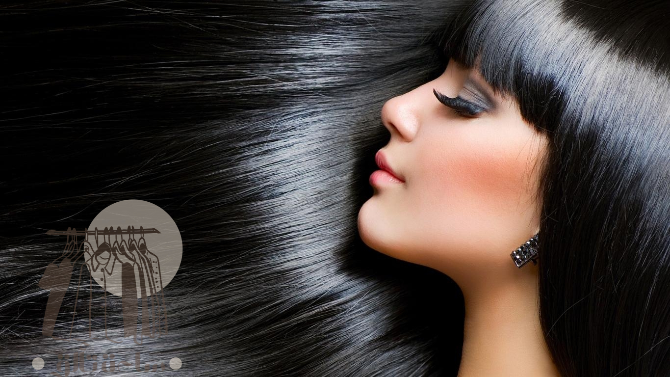 صبغة شعر أسود فاحم