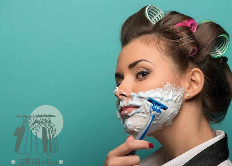 ازالة شعر الوجه بالشفرة 2 ازالة شعر الوجه بالشفرة