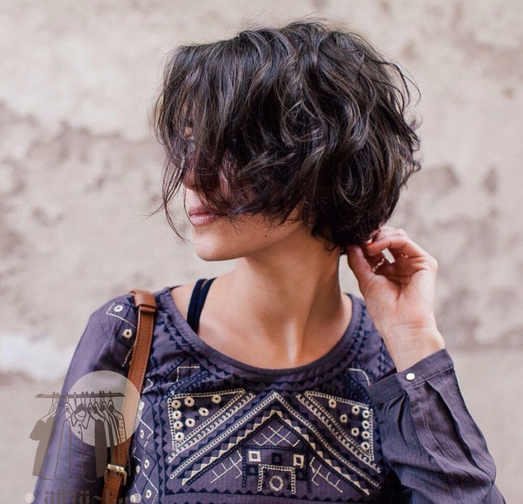 شعر ويفي قصير اسود